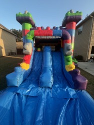 IMG 1225 1748374091 Mega Block Bounce House Combo - Dual lane