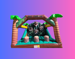 Triple Lane Dino Axe Throwing