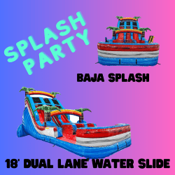 18' Baja Splash DL Slide